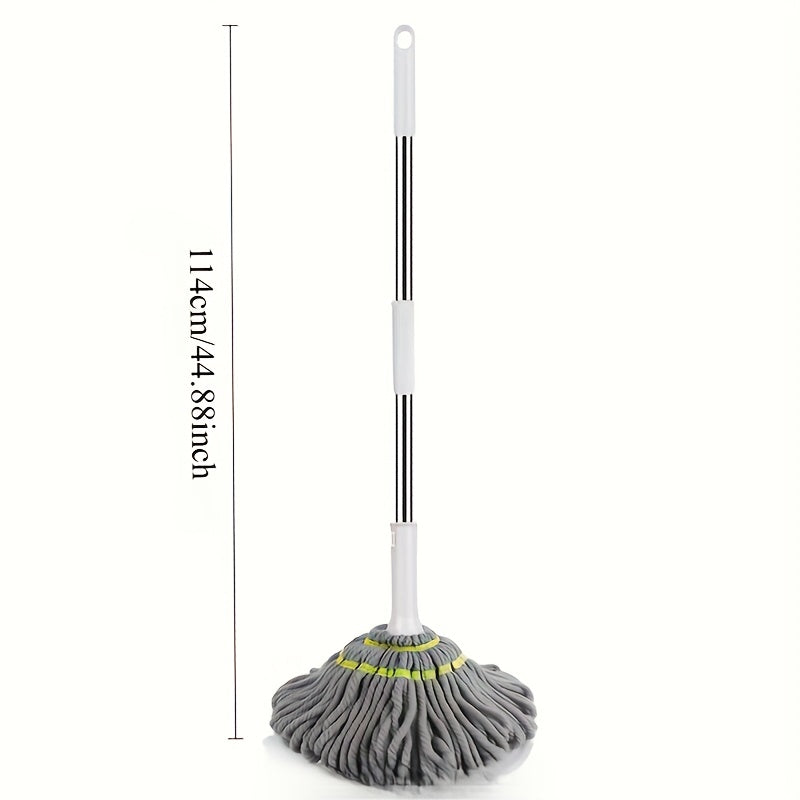 Yuqori singdiruvchi mikroto'qima mop, uzun tutqichi bilan - Oson siqish dizayni mavjud va qo'lda yuvilishi mumkin. Oshxonalar, hammomlar va plitka va yog'och pollarda foydalanish uchun mos. Mustahkam va uzoq muddatli tozalash asbobi.