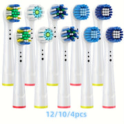 Juego de cabezales de cepillo de dientes de repuesto para cepillos de dientes eléctricos 4 12 16 20