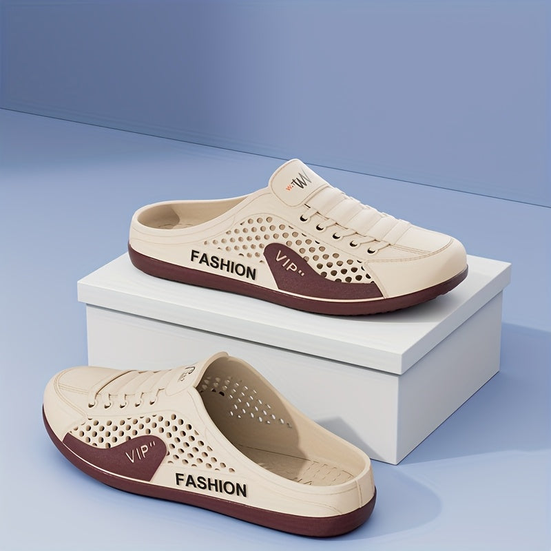 Erkaklar uchun qo'lda tayyorlangan graffiti krossovkalari va PVC sandallar, havo o'tkazuvchi dizayn va barcha mavsumlar uchun qulay slip-on uslubi bilan. Oddiy ko'cha uslubi, uchburchak barmoq va bir xil rang.