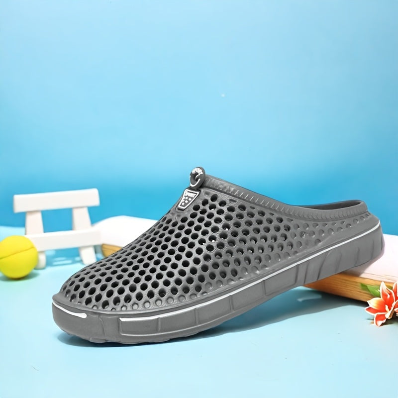 Women's Lightweight Pink Mesh Slip-On Sandals for Summer, Breathable Comfort