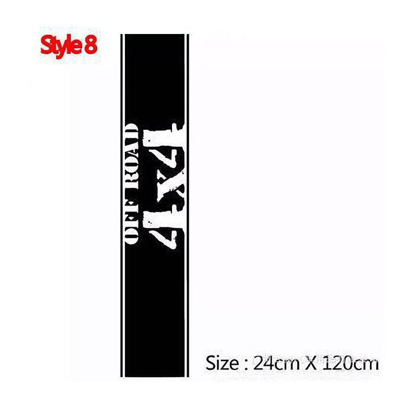 Car Hood Sticker Personalize Stripe Auto Body Decoration Cover Film