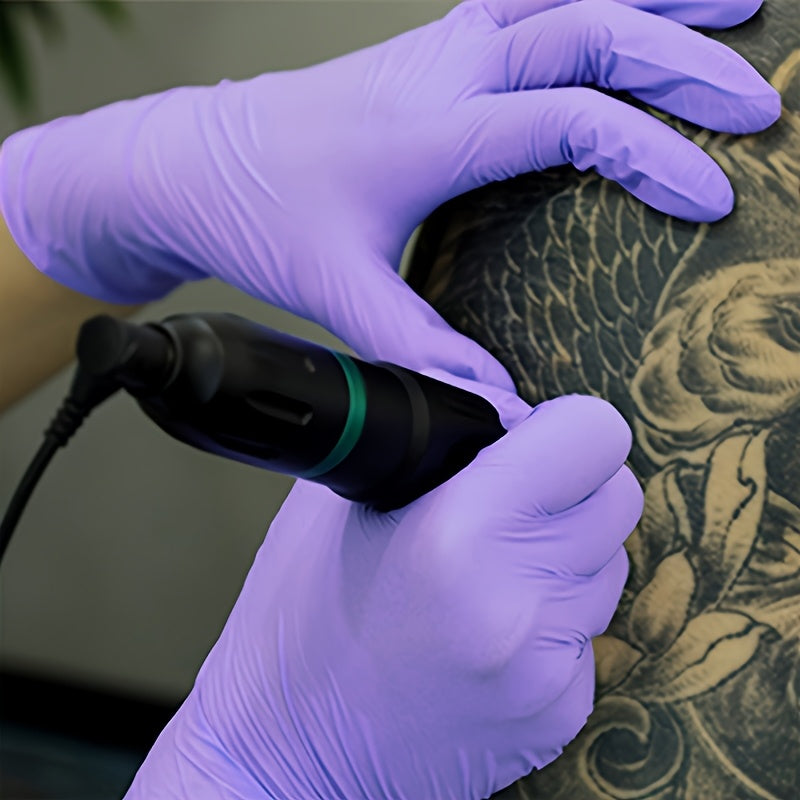 Одноразовые нитриловые перчатки многофункциональные водонепроницаемые противоскользящие для мытья посуды и уборки