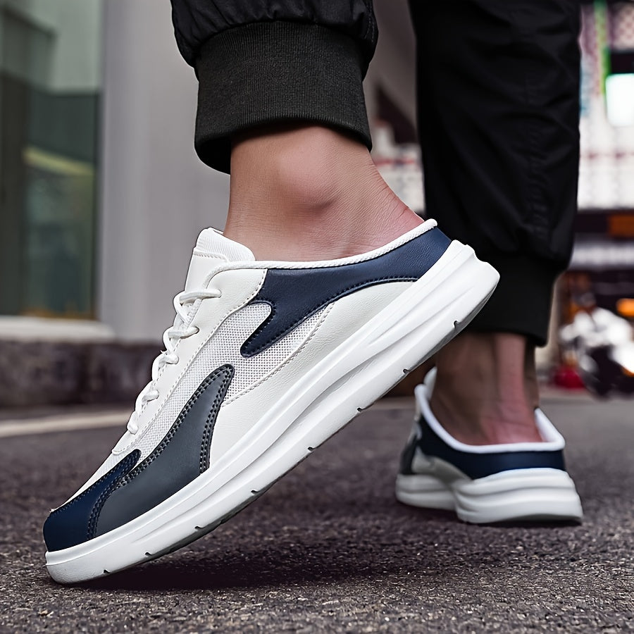 Men's Slip-On Platform Skate Shoes Casual Low Top Outdoor Spring Summer