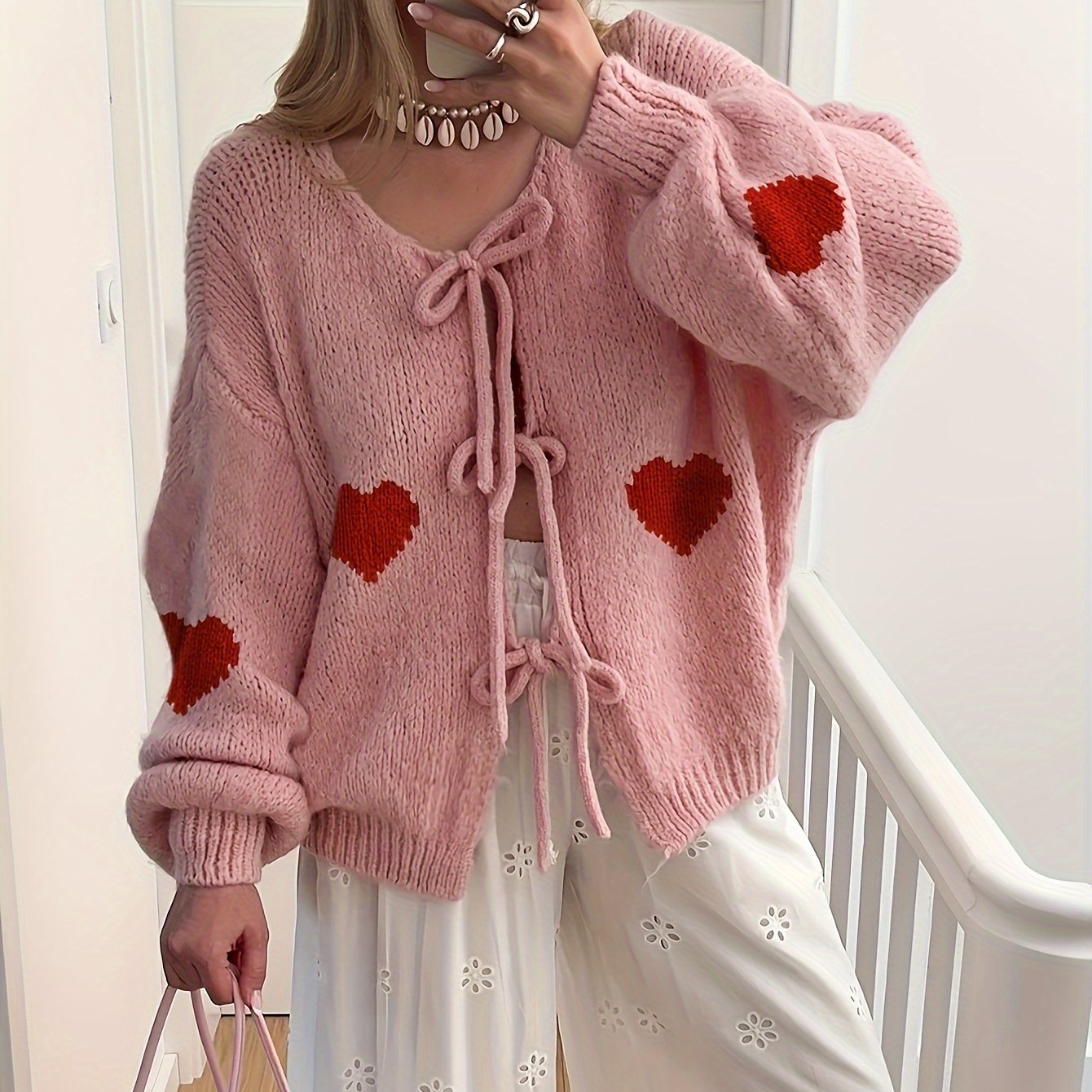 Plus Size Open Front Cardigan Warm Cozy Fall Winter Layering