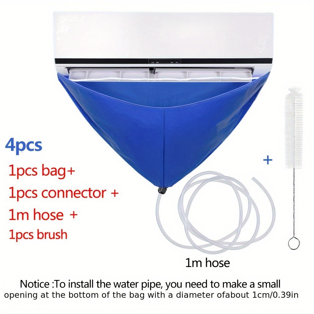 Air Conditioner Cleaning Kit Pack of 4 Wall-Mounted Units Dust Collector Tools