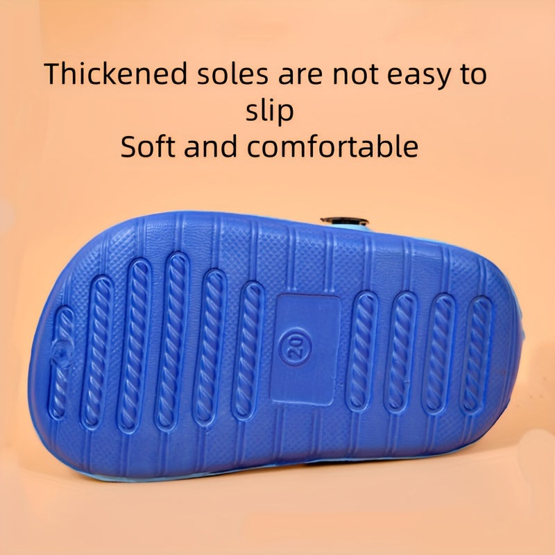 Kids' Open-Toe Cartoon Sandals Breathable EVA Slip-On for Beach and Casual Wear