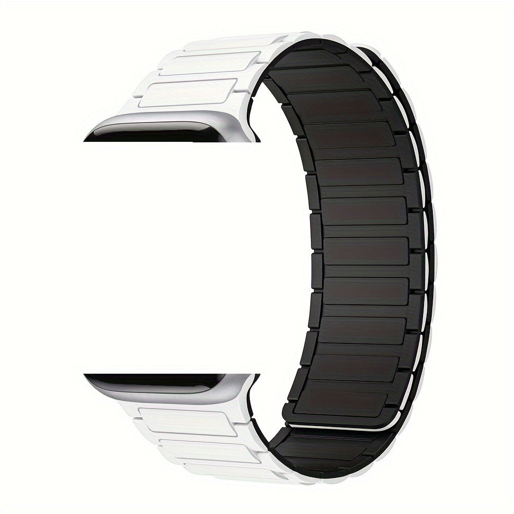 Магнитный силиконовый браслет для IWatch Series 9-3, 44мм-38мм