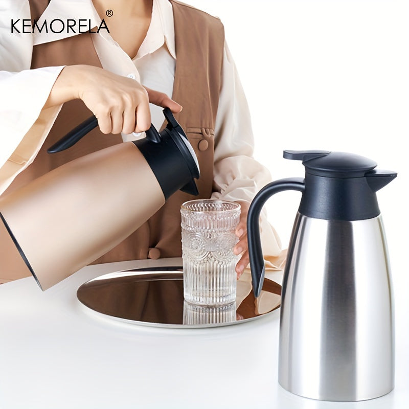 Stainless Steel 1.5/2L Thermal Kettle Vacuum Insulated Coffee Pot