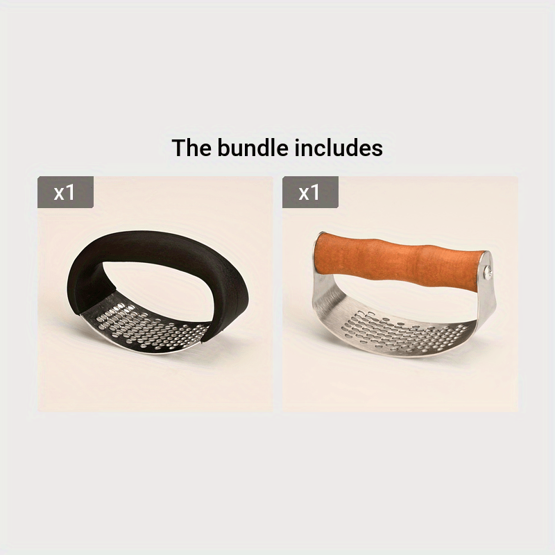 Prensa de ajo de acero inoxidable, picadora de cocina, triturador, fácil de limpiar