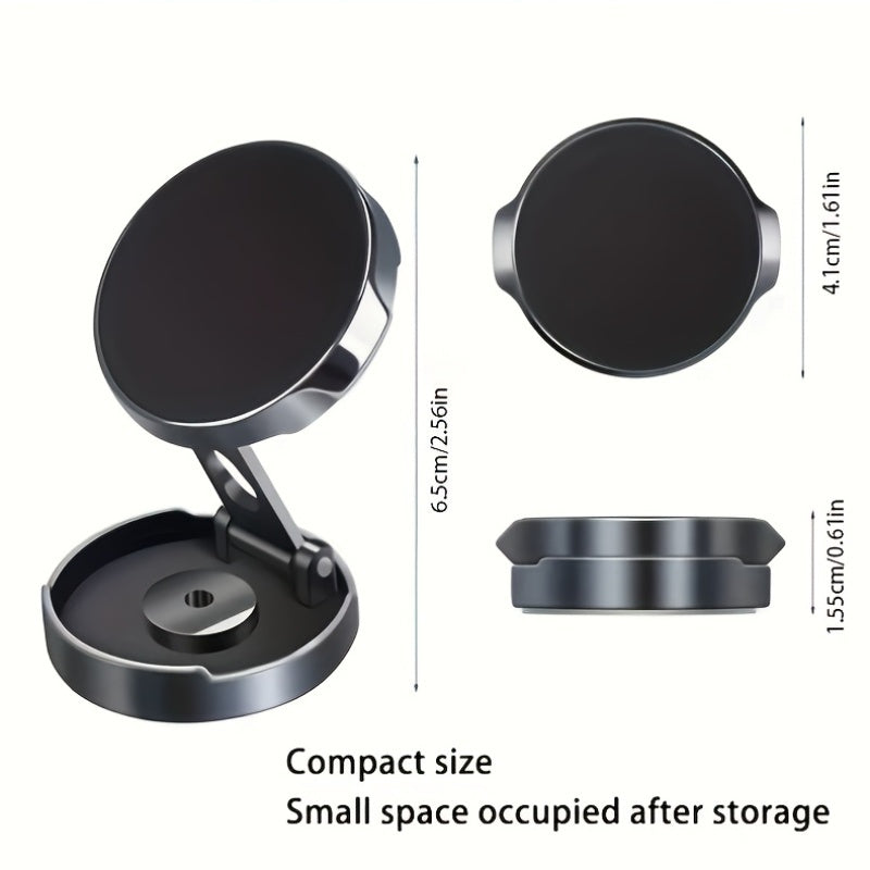 Soporte magnético para coche de aleación de aluminio universal, resistente al agua, rotación de 360°