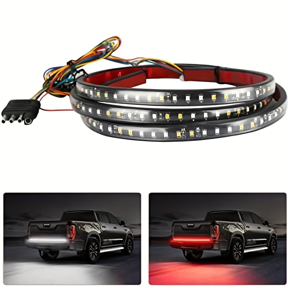 60-Inch LED Tailgate Light Bar Waterproof Easy Install No Drill