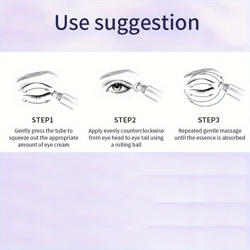 Unisex Eye Cream for Wrinkles Firming and Tightening with Hyaluronic Acid