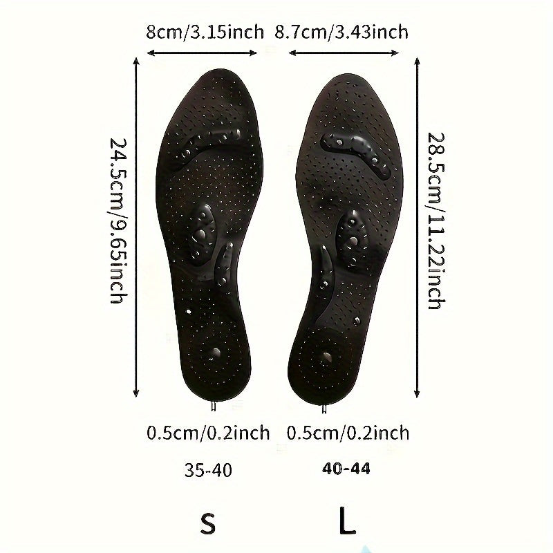 Magnetic Massage Insoles for Men and Women, Comfortable, Travel-Ready