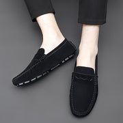 Women's Slip-On Flat Loafers Soft-Sole Non-Slip Round Toe Casual Shoes