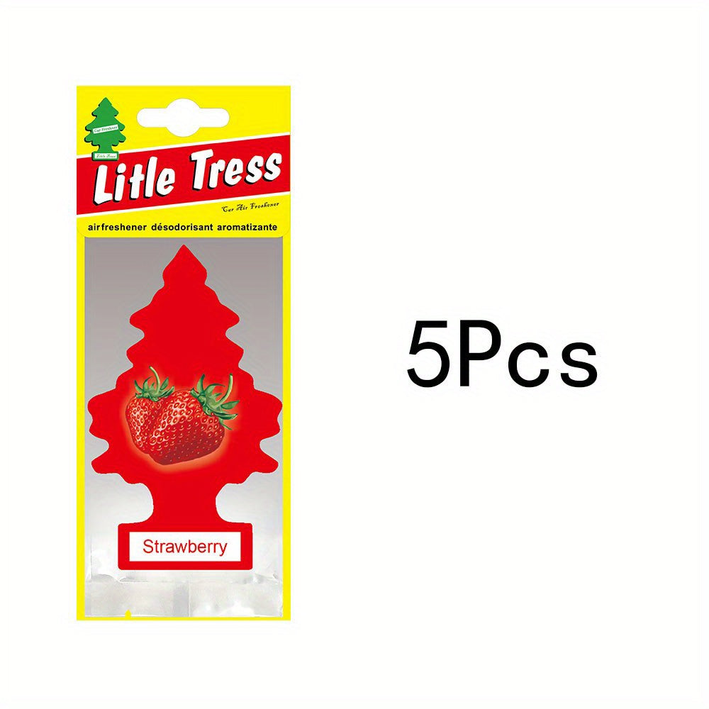 Car Air Freshener Hanging Paper Tree for Home or Vehicle Scented Decor