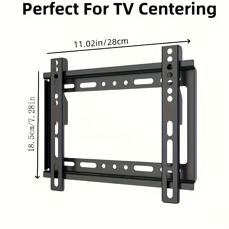 Ultra-Thin Steel TV Wall Mount Bracket for 66-152cm Fixed Installation