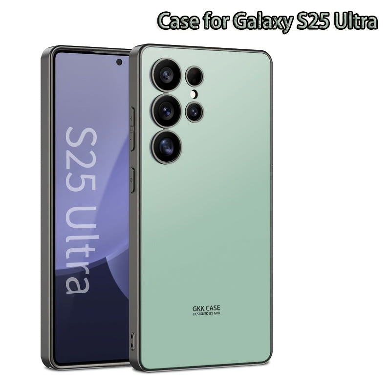 Samsung Galaxy S25 seriyali mobil telefon qopqog'i, himoya uchun mustahkam rang, to'liq qoplovli muzlatilgan qattiq qobiq. Asl rangdagi ultra-ingichka dizayn, izlar yo'q.