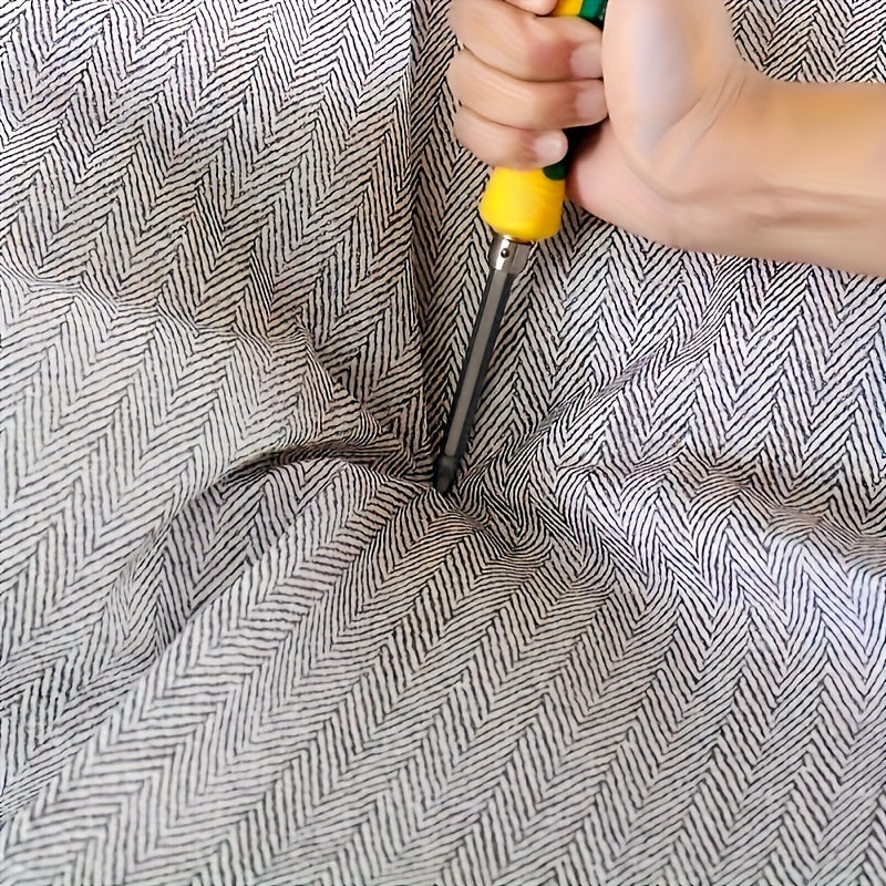 Large Non-Woven Fabric Storage Bag for Clothes Quilts and Blankets with Zipper and Hooks