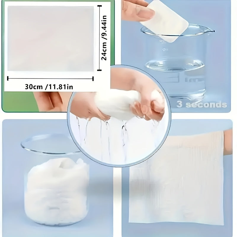 7/14 Pieces Portable Compressed Disposable Towels Thickened Facial Tissues for Travel and Home
