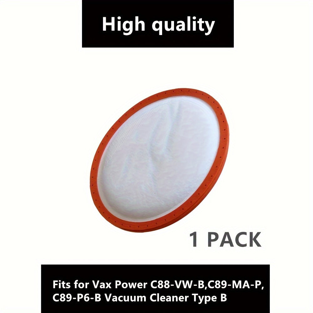 Vacuum Pre-Motor Filter for Bagless Vacuums, Foam and Plastic, 1 Pack