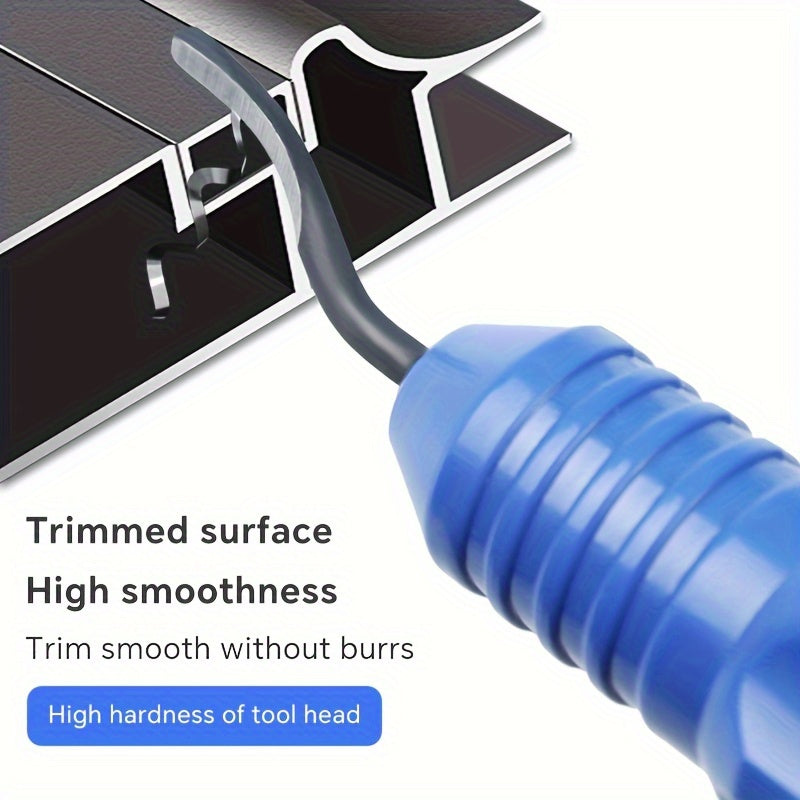 Multi-Functional Edge Trimmer Steel Blade Blue Black Handle Replacement Blades