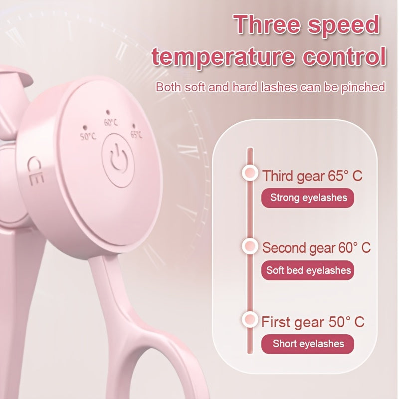 Electric Eyelash Curler USB Rechargeable Portable Heating Tool Gift