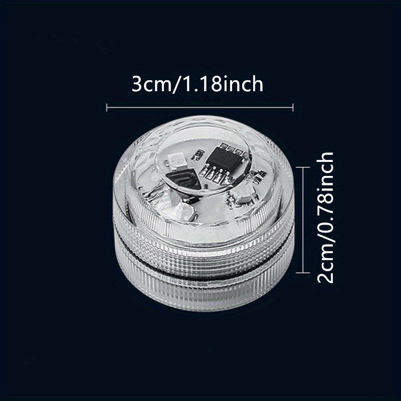 2/4 LED avtomobil ichki muhit yoritgichlari, masofadan boshqarish bilan, ko'p rangli dekorativ atmosfera yoritgichi