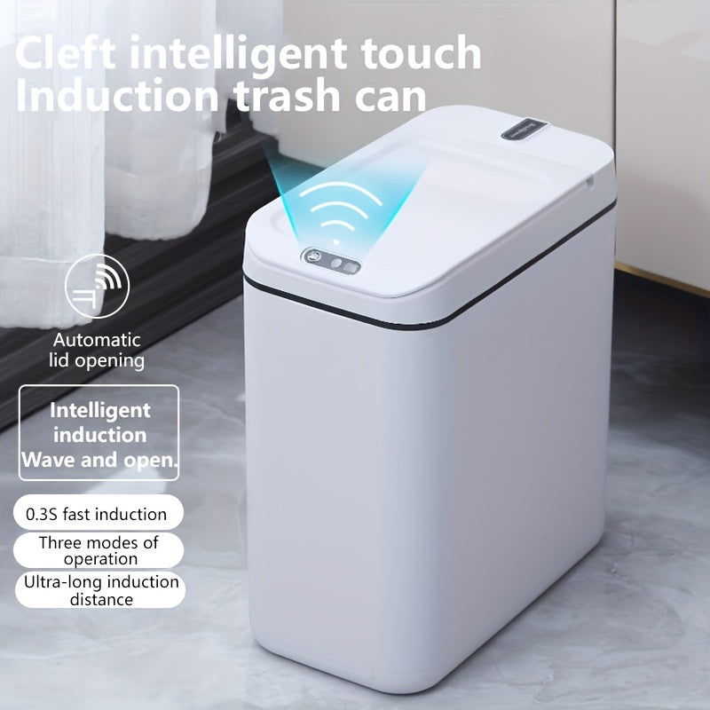 15L Бесконтактный инфракрасный датчик мусорное ведро на батарейках для кухни, ванной комнаты, офиса