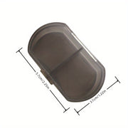 Portable Sealed Dust-Proof Pill Box With Two Compartments Plastic Storage Organizer