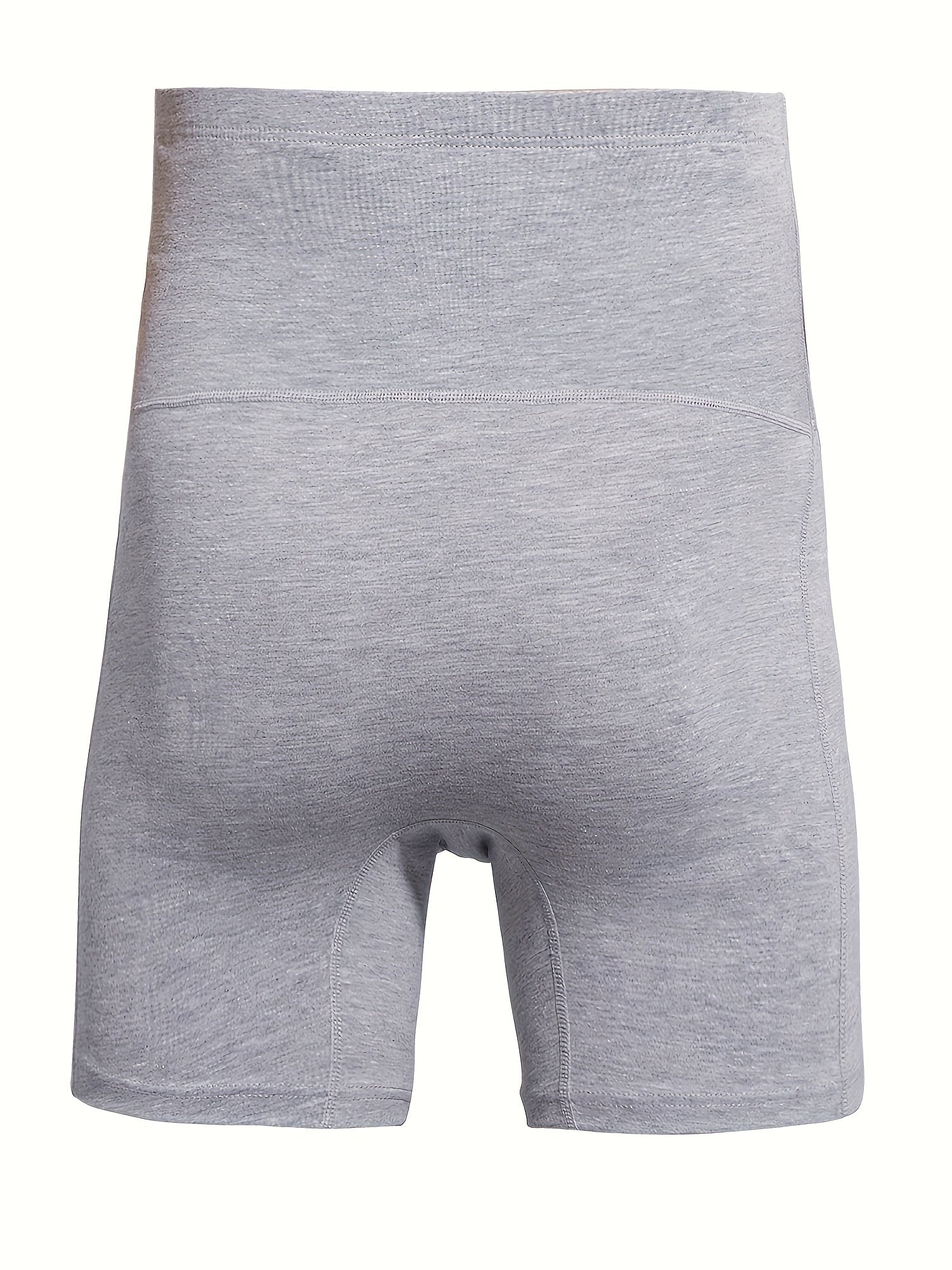 Men's High Waist Cotton Stretch Underwear with Pouch Oversized Thermal Boxer Briefs