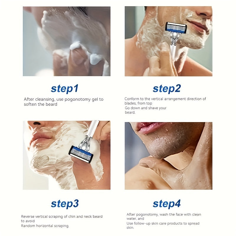 6-qavatli zanglamaydigan po'latdan yasalgan mashina bilan soqol va mo'ylov uchun metall stend bilan rasm