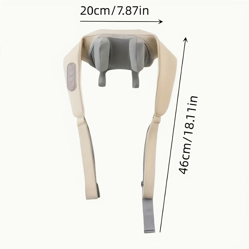 USB bilan zaryadlanadigan chuqur to'qima massajchisi - bo'yin, orqa, yelka va oyoqlar uchun portativ barmoq bosimi - erkaklar va ayollar uchun mukammal sovg'a - dam olish