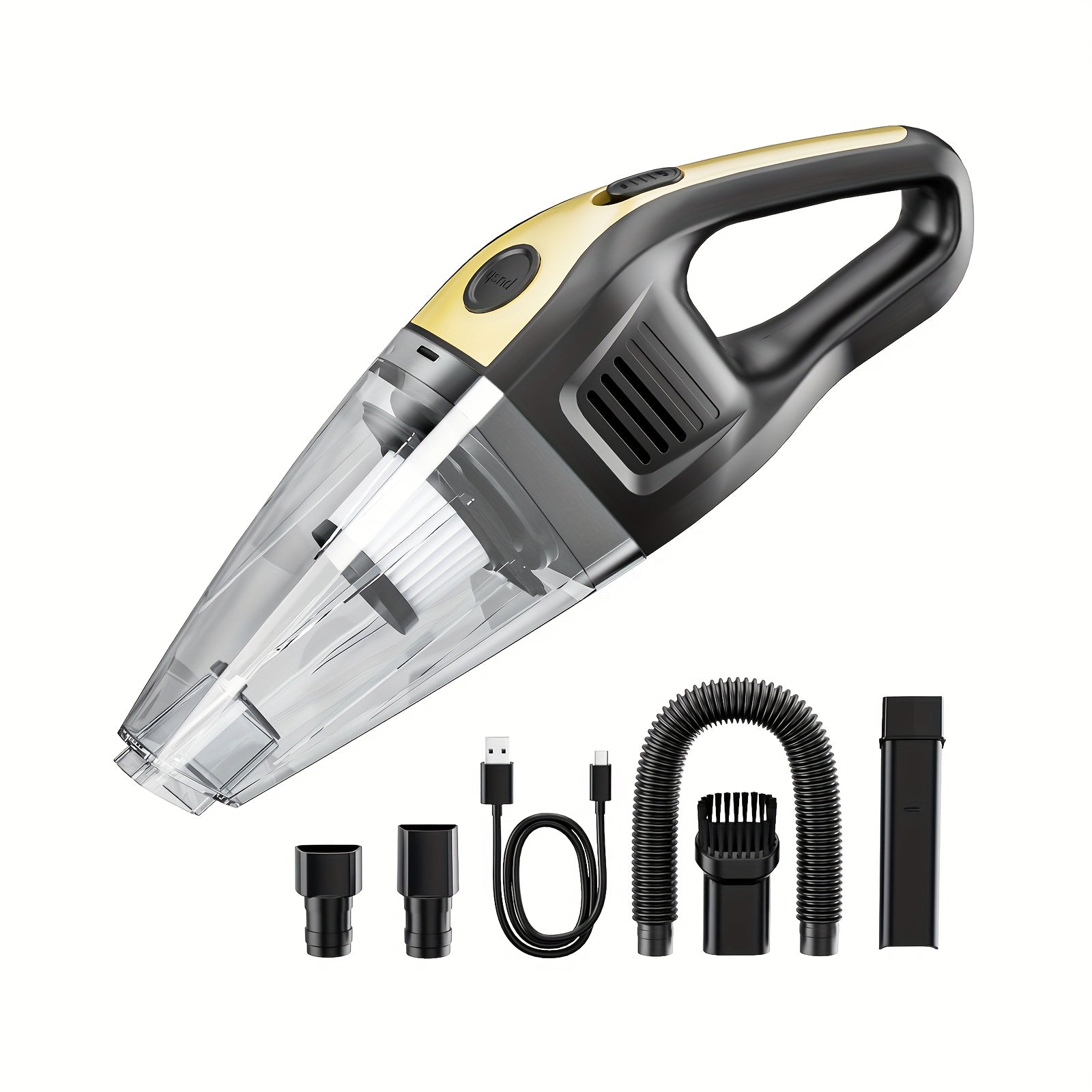 Portable Handheld Vacuum Cleaner for Cars and Home Dusting Compact Cordless Dustbuster