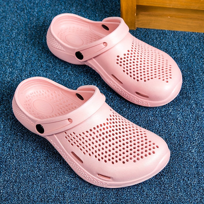 Unisex Breathable EVA Mules & Clogs Flat Heel All-Season Non-Slip