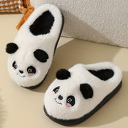 Women's Plush Panda Slippers Indoor Warm Anti-Slip Comfort