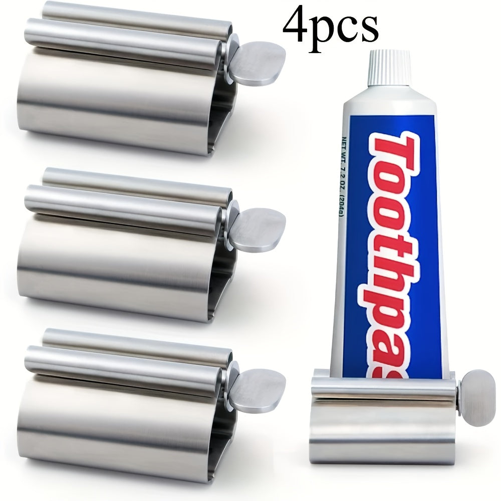 Stainless Steel Toothpaste Squeezer Manual Tube Wringer Pack of 1-4
