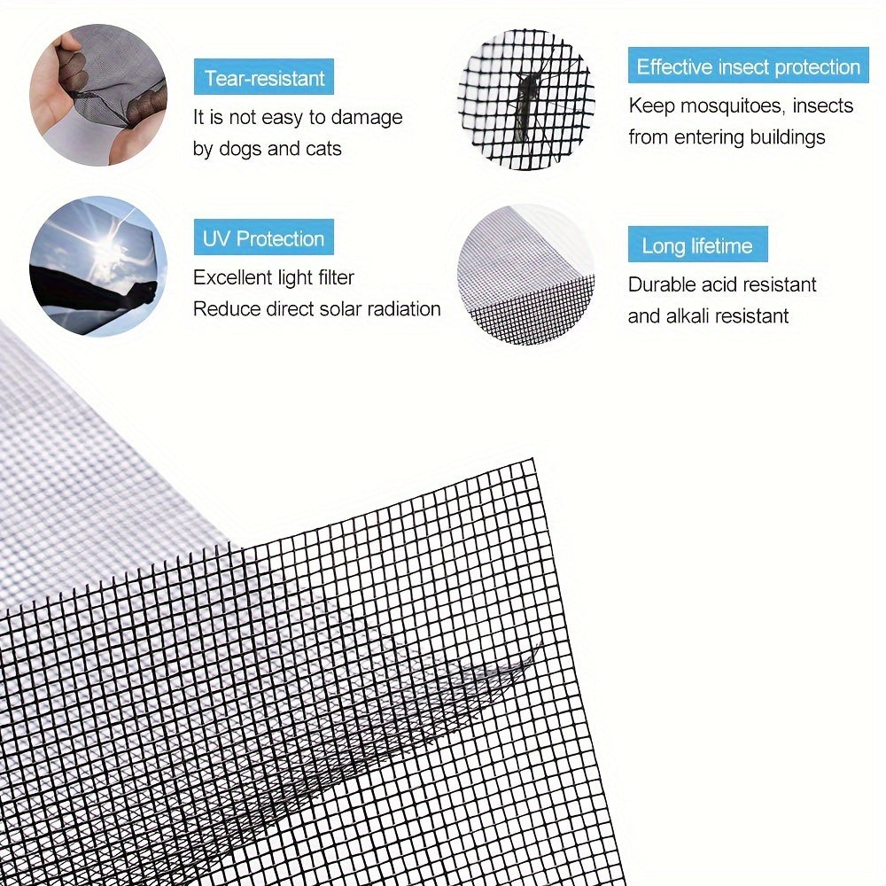 Indoor Mesh Screen for Windows Dust-Proof Self-Adhesive Window Screen Mesh 1 Piece