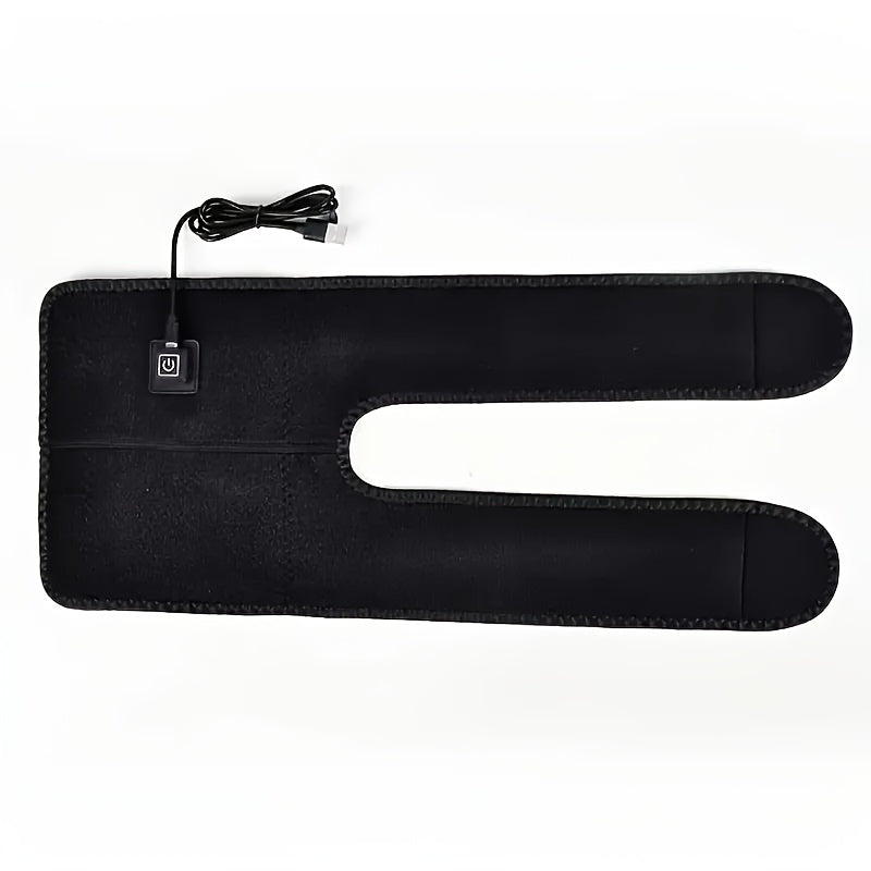 USB rozetkasi bilan isitiladigan tizzani massaj qiluvchi, issiq pad bilan polyester tizza qo'llab-quvvatlovchi, do'stlar va oila uchun mukammal sovg'a, batareyalar kerak emas