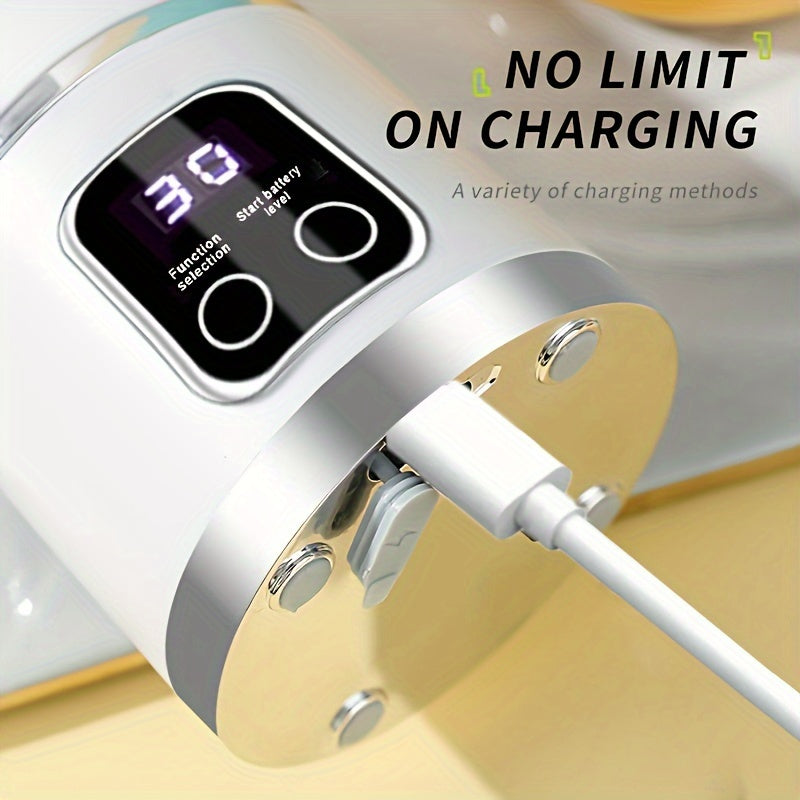 Portable USB Rechargeable Blender 450ml for Smoothies and Juice