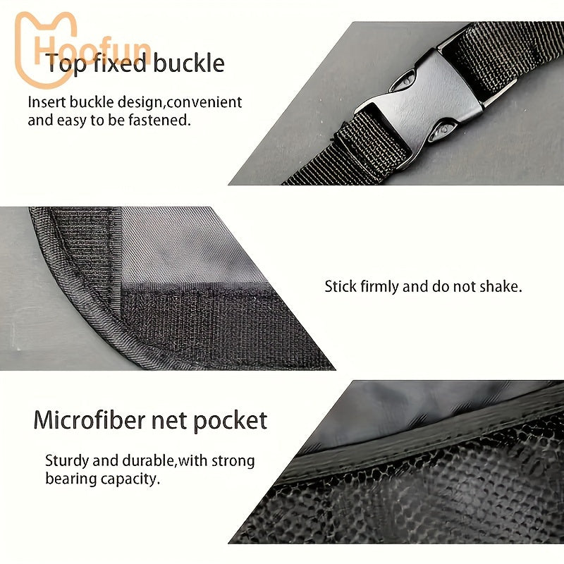 Bolsa de almacenamiento colgante para maletero de coche, impermeable, organizador para SUV con 8 compartimentos grandes