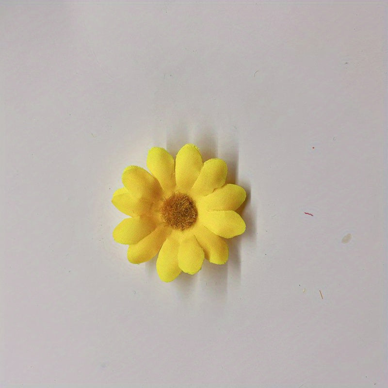 Artificial Daisy Flowers 100/200 Pieces 4cm Sunflower Heads for Decor