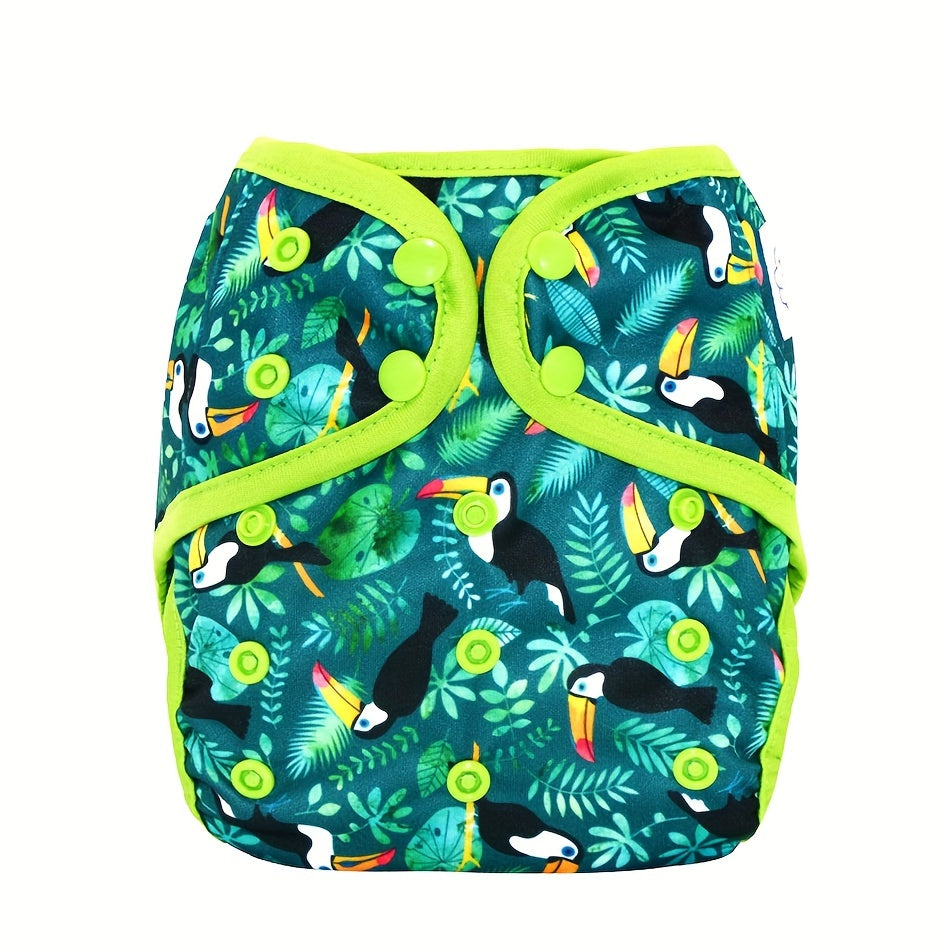 Baby Cloth Diaper Cover Waterproof Breathable Adjustable Snap One Size