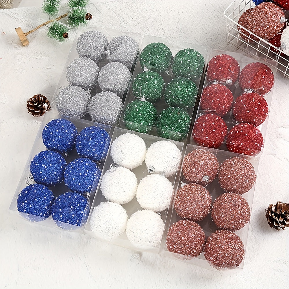 Christmas Balls Set for Holiday Decorations and Gifts, Cross-Border Party Venue Decor