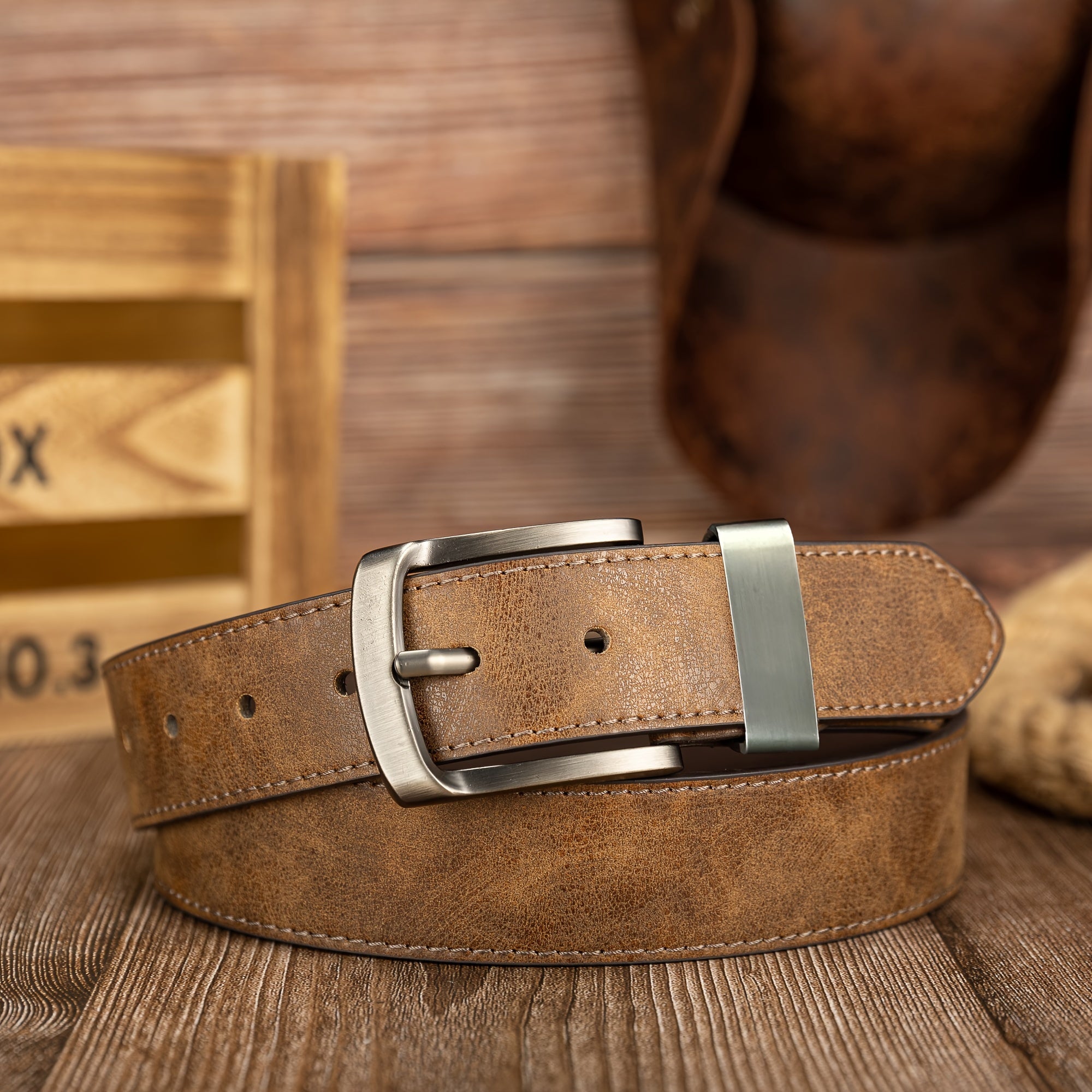 Vintage faux teridan yasalgan ayollar uchun kundalik, buzilgan PU stilidagi kamar