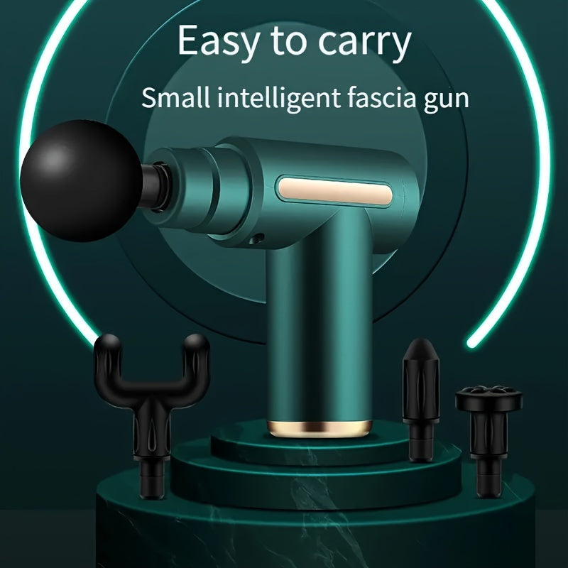 6-to'plam massaj quroli to'plami, qayta tiklanadigan Mini USB portativ qo'lda massager va qo'shimchalar bilan