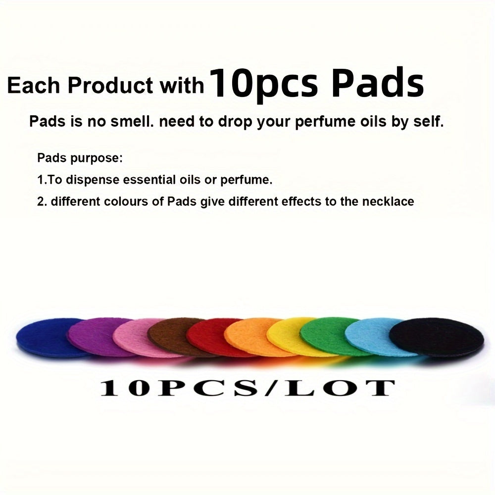 Car Interior Accessories Refillable Car Air Freshener Diffuser Clip with 10 Pads