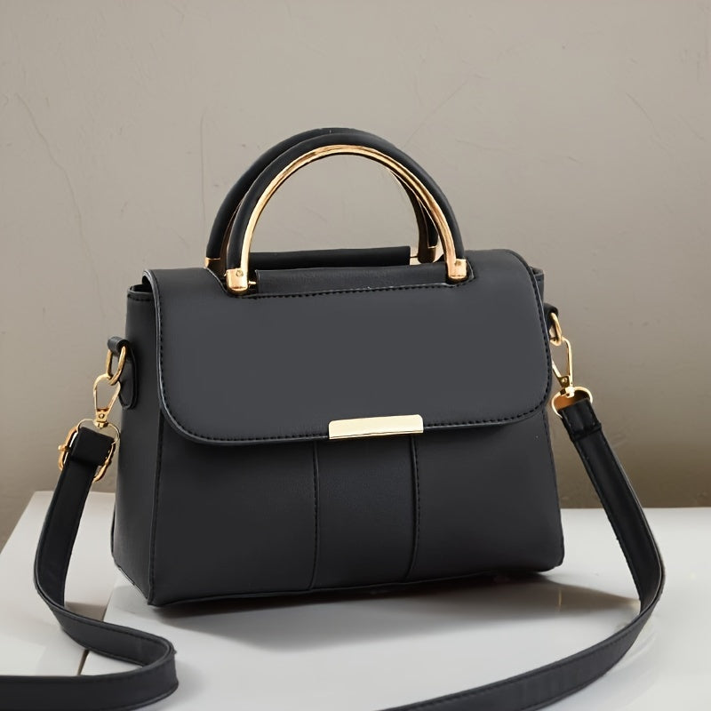 Ayollar uchun uslubiy krossbody xabarchi sumkasi, olib tashlanadigan tasma, magnit yopish va katta sig‘imga ega.