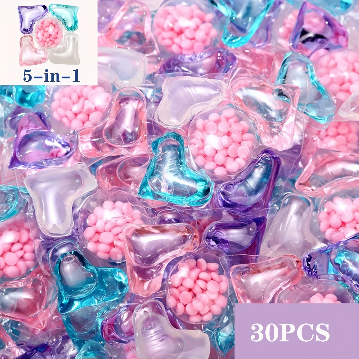 Plastic-Free Laundry Detergent Pods with Long-Lasting Fragrance and Deep Cleaning