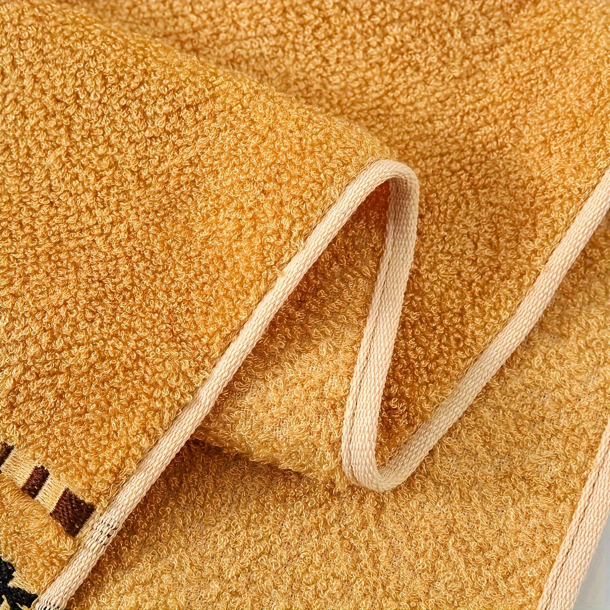 Self-Flying Bamboo Fiber Towels Set 5 Pieces Absorbent Quick-Drying Soft 35x75cm
