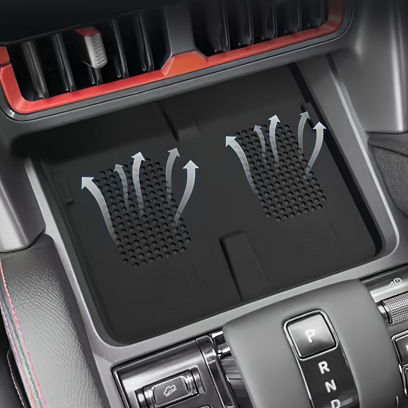 Center Console Silicone Protective Pad for Pickup Truck Storage Tray Anti Slip